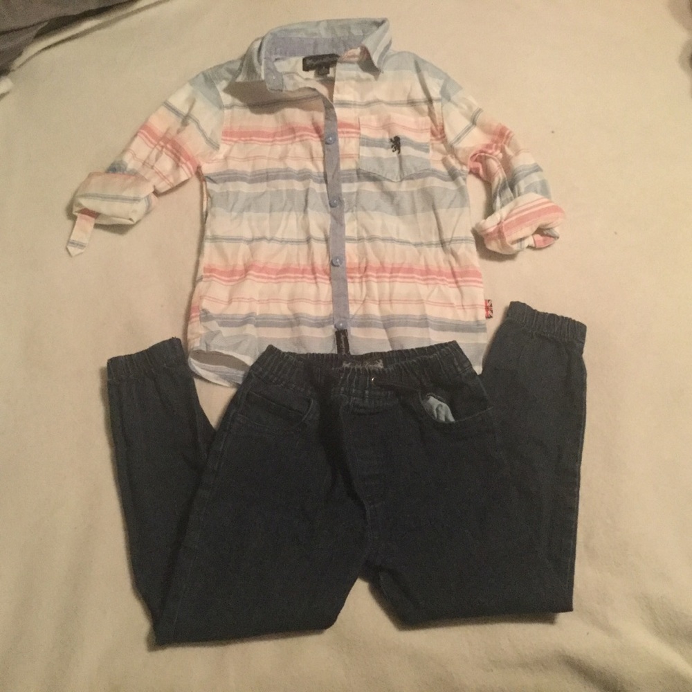 English Laundry pant set, size 6, boys